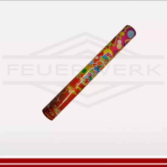 Confetti Shooter, 40 cm avec serpentins