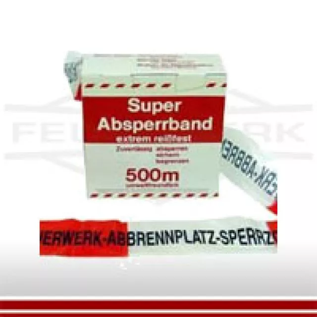 Fireworks barrier tape, 500 meters