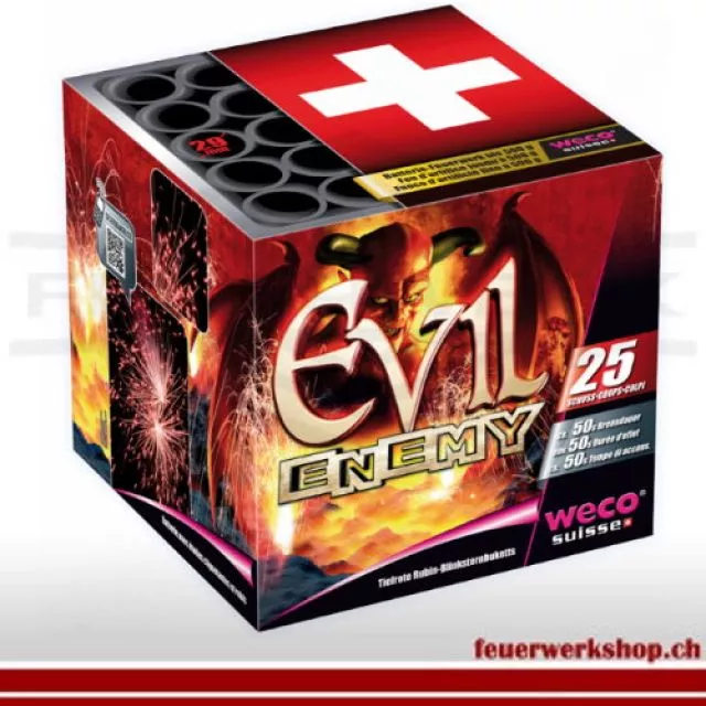 Weco firework box *Evil Enemy*