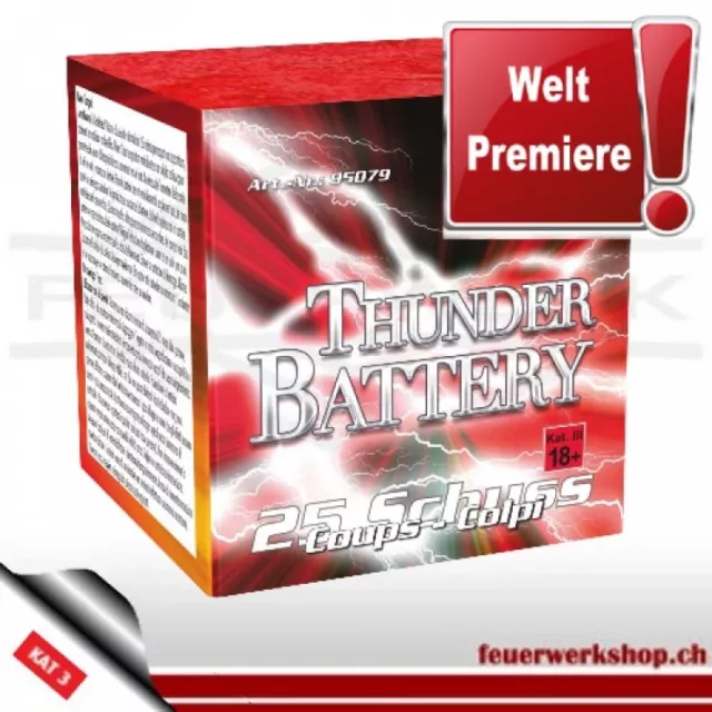 *Thunder* Feuerwerksbatterie (Blitz & Donner)