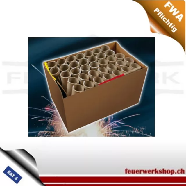 Feuerwerk Fächerbatterie Blinker