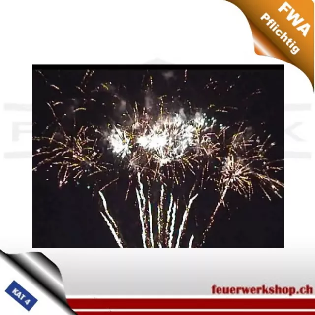 Feuerwerk-Fächerbatterie Crown Flowers