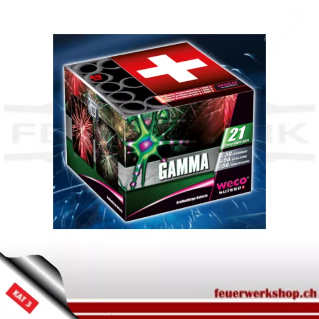 New Years Eve firework battery *Gamma* from Weco