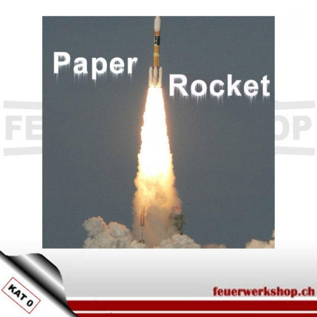 Paper Rocket - Papierrakete Zaubertrick