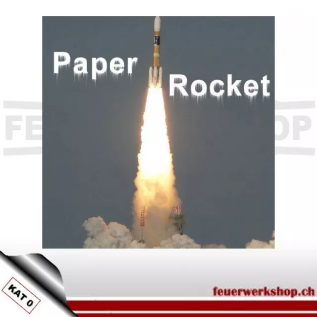 Paper Rocket - Paper rocket magic trick