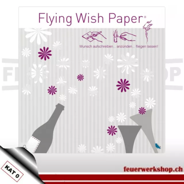 Flying Wish Paper - Party motif