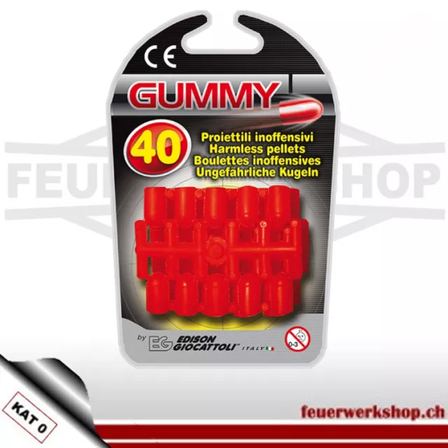 Gummi Munition 40 Stück