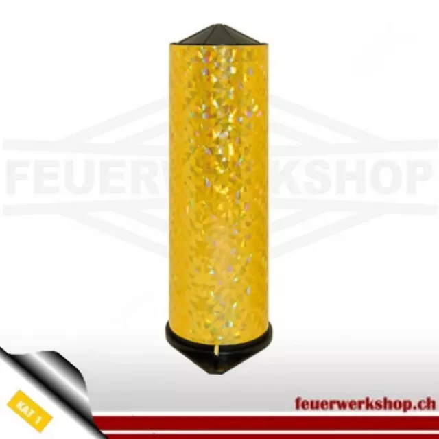 Tischfeuerwerk Gold-Hologramm