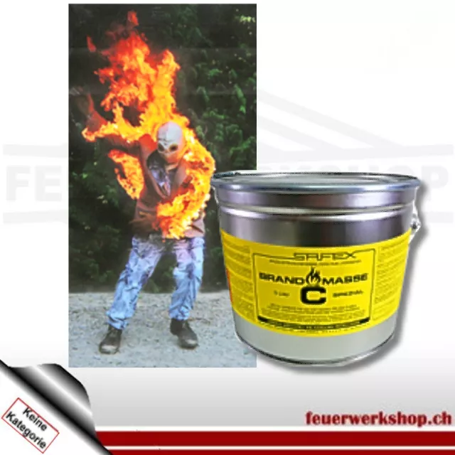 SFX burning gel for stuntmen