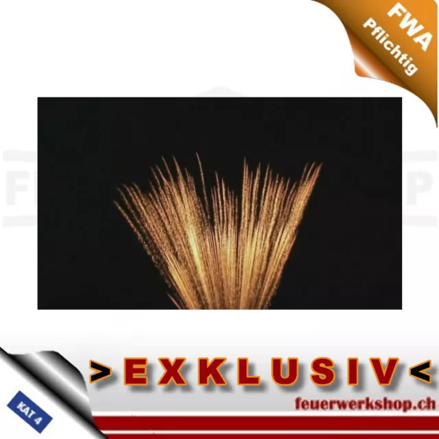 Bronze fan - large firework with fanned launch