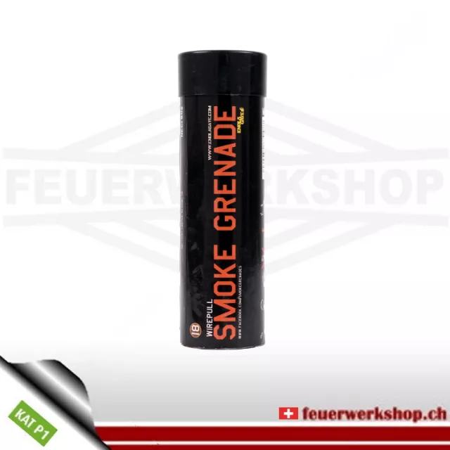 Enola Gaye smoke grenade orange