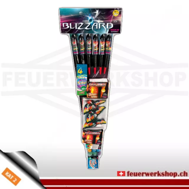 Blizzard family firework range