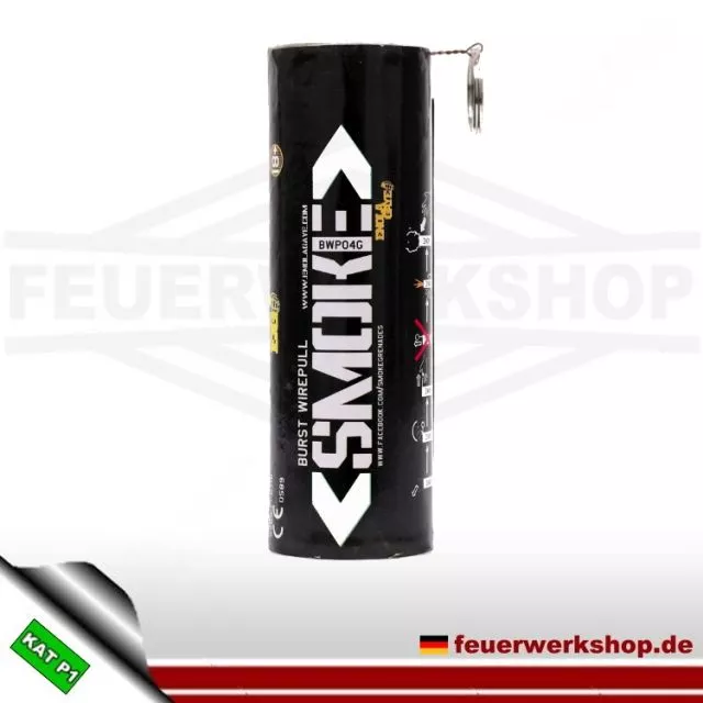 Grenade fumigène *Burst* pour paintball / softair en blanc de Enola