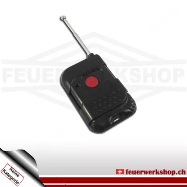 Replacement 1-channel hand-held transmitter for Alpha Fire (version 8)