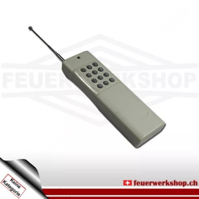 Replacement 12-channel hand-held transmitter for Alpha Fire (version 8)