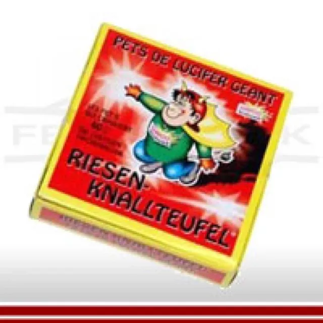 Riesenknallteufel - kleine Knallkörper - 40 Stück Packung