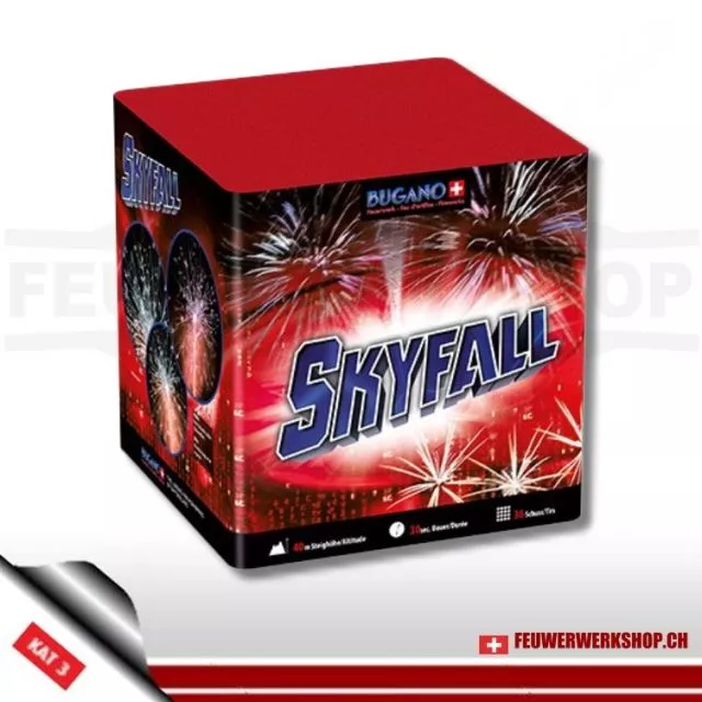 Feux dartifice du 1er août *Skyfall* Batterie