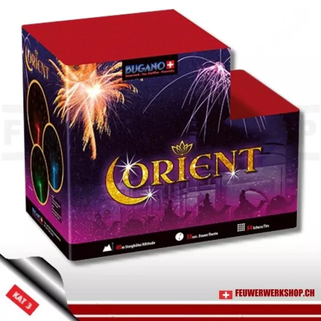 *Orient* Batterie de feux dartifice de Bugano