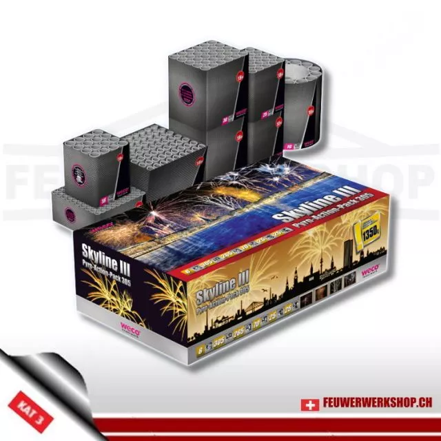 Weco battery fireworks *Skyline 3*