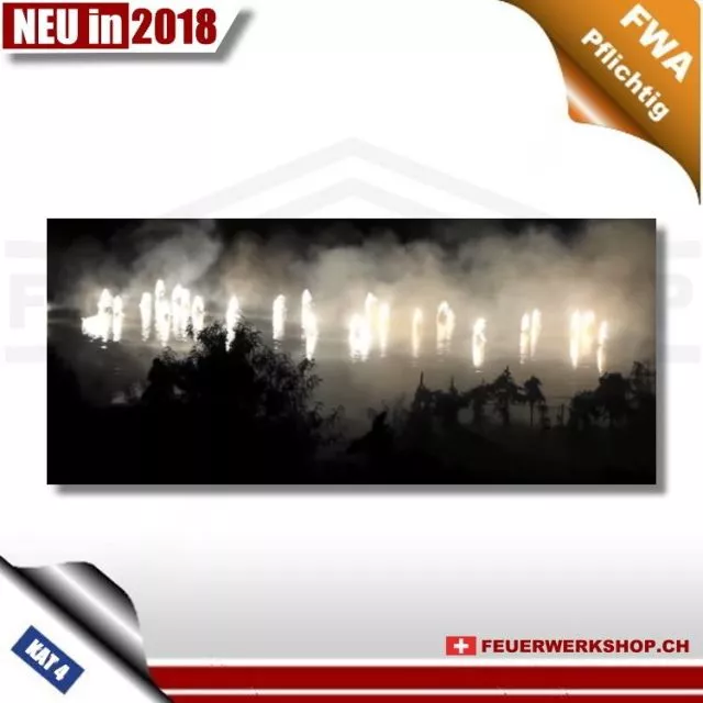 F4 Feuerwerk *Watercake – Silver Fountain*