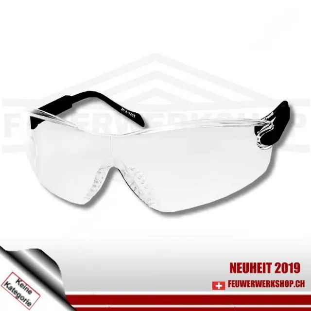 Safety goggles with clear lenses