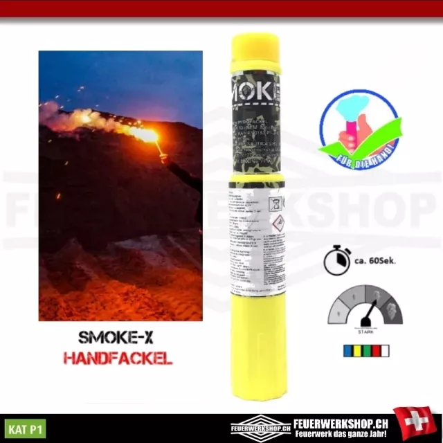 Emergency flare SX-13 yellow