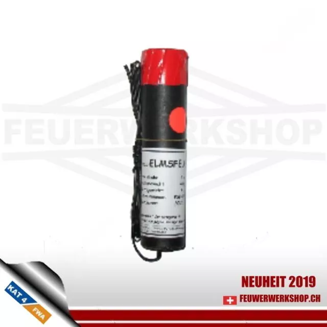 ELMSFEUER Photoflash red with electric lighter (Redoxx)