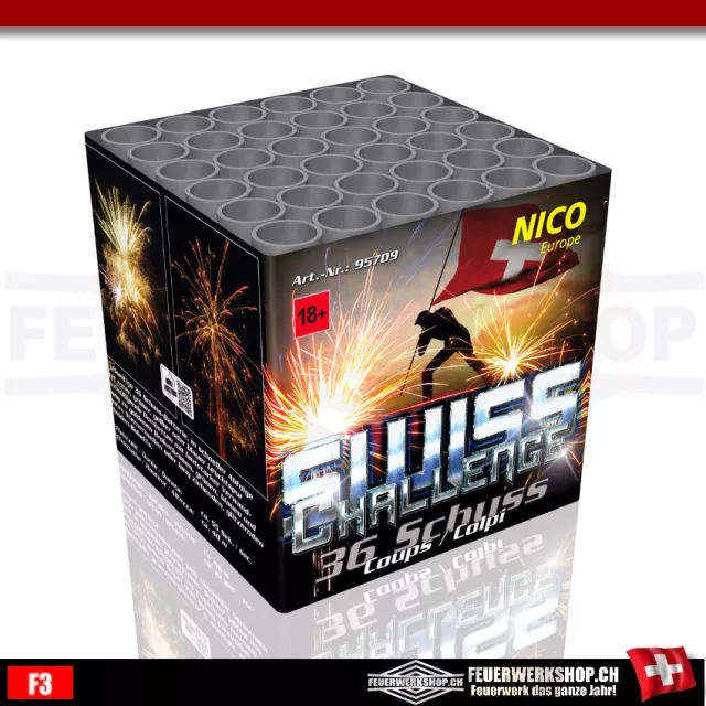 Feuerwerksbatterie *Swiss Challenge* von Nico