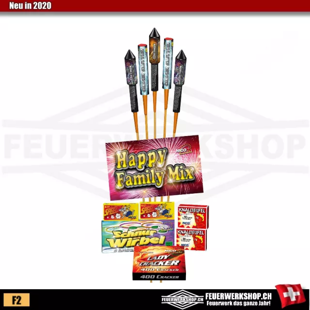 Happy Family Mix, assortiment de feux dartifice Mix