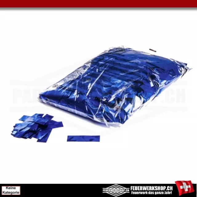 Glitzer Konfetti metallic Blau - lose - 1 kg