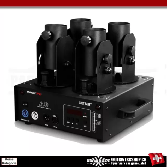 MAGICFX Shot Base DMX - 4-shot launch unit for e-confetti cannons