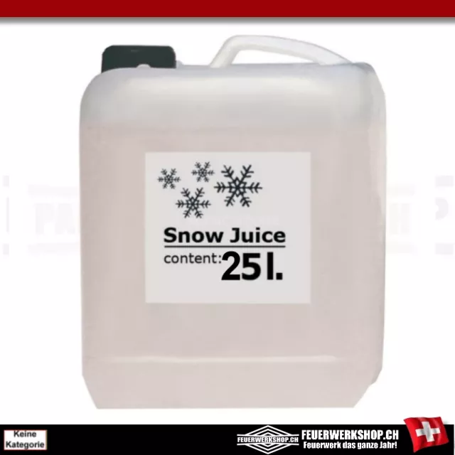 Snow fluid for snow machine (standard) - 25 l canister