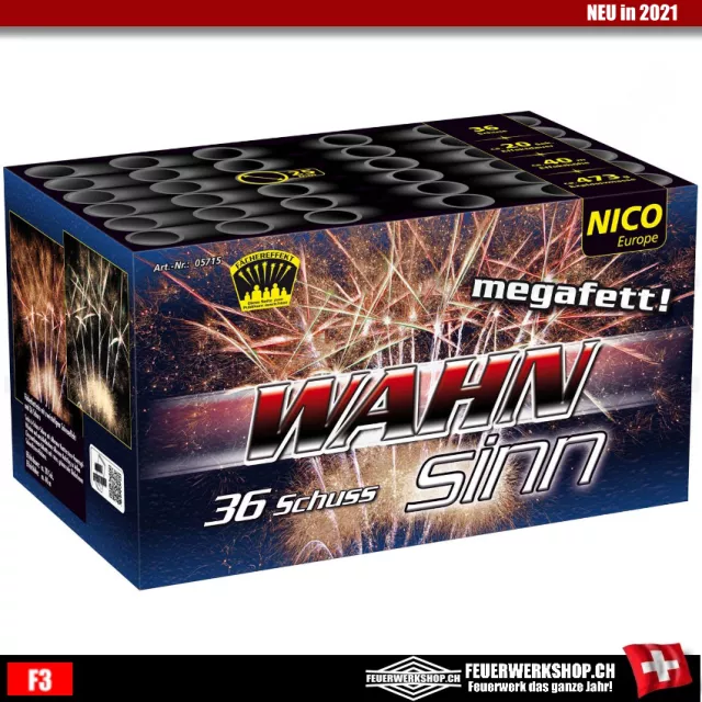 Feuerwerk *WAHNsinn* - 36 Schuss