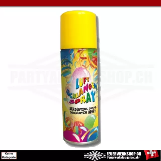 Festoni spray: Festoni gialli dalla bomboletta spray