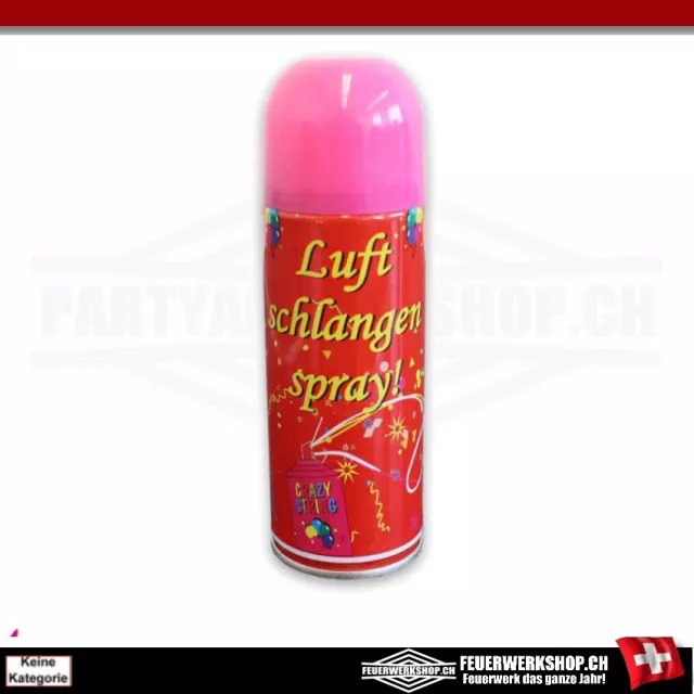 Luftschlangenspray - Luftschlangen aus der Dose Pink