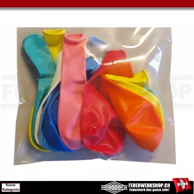 Colorful balloons bag of 10