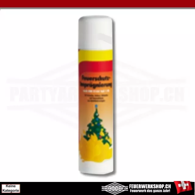 Fire protection spray for Christmas trees and Advent wreaths