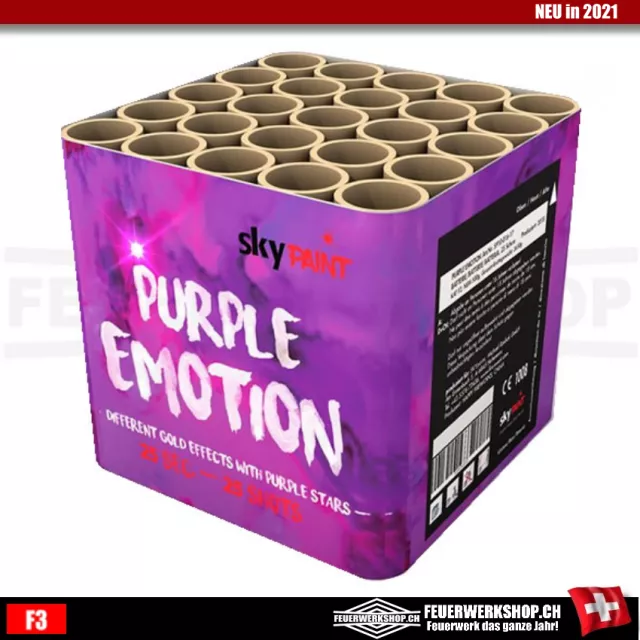 Batterie de feux dartifice *Purple Emotion