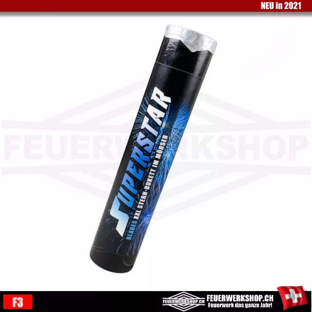 Tube de bombe bleu XXL Superstar