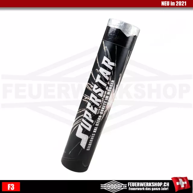 Tube de bombe Superstar argent XXL