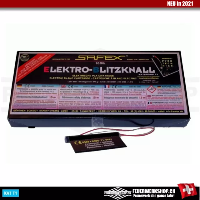 SAFEX Elektro Blitzknallkörper - Pyrotechnik