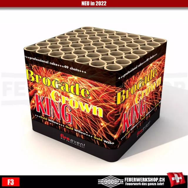 Brocade Crown King battery fireworks