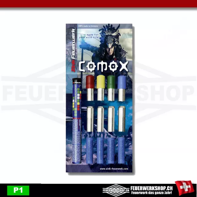 Comox Pyro Set Assortimento di 22 pezzi di Zink Feuerwerk per tiri dallarme