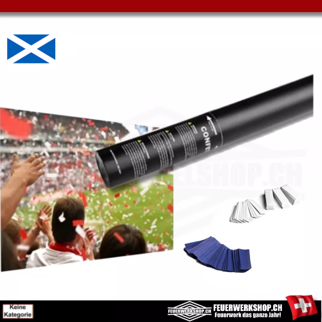 Druckluft Partypopper *Fan Edition* Schottland