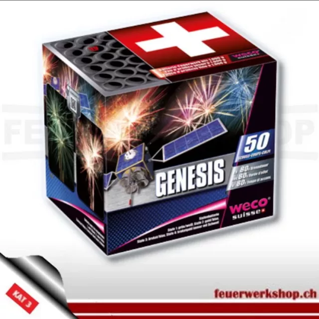 Genesis firework batteries