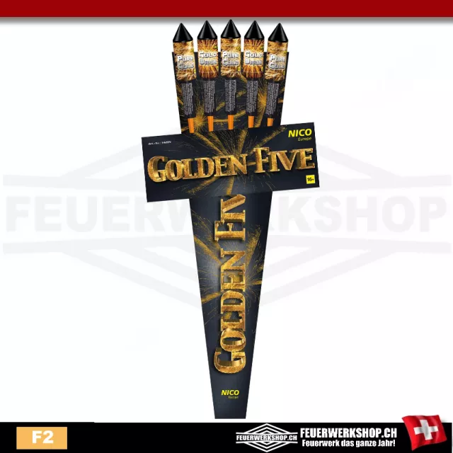 Assortiment de fusées Golden Five