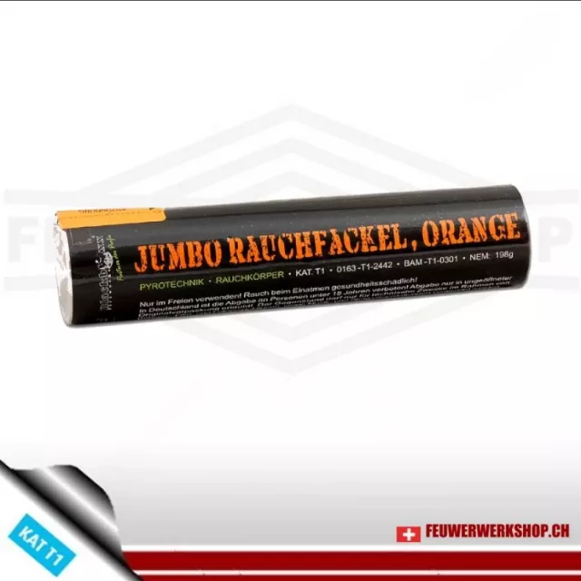 Jumbo Rauchfackel, Orange