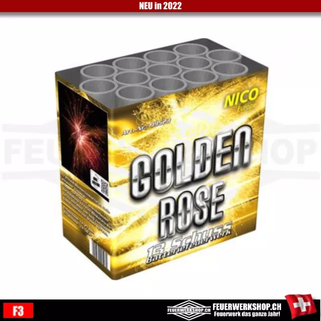 Batterie de feux dartifice Nico *Golden Rose