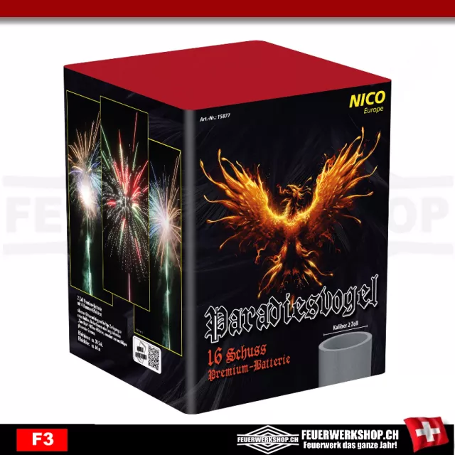 Bird of paradise firework battery