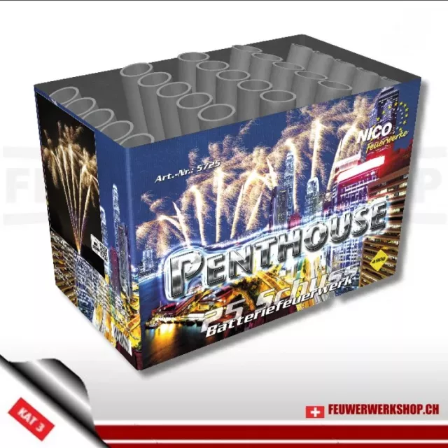 *Penthouse* Batteriefeuerwerk von Nico